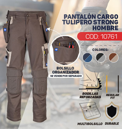 Pantalón Cargo Tulipero Strong Hombre/ T-WORLD WORKWEAR
