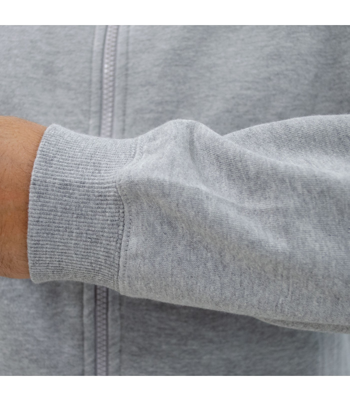 POLERON FULL ZIP UNISEX M/LARGA 65% POLY 35% ALG