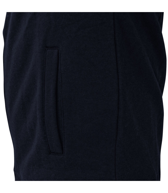 POLERON FULL ZIP UNISEX M/LARGA 65% POLY 35% ALG