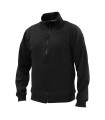 POLERON FULL ZIP UNISEX M/LARGA 65% POLY 35% ALG