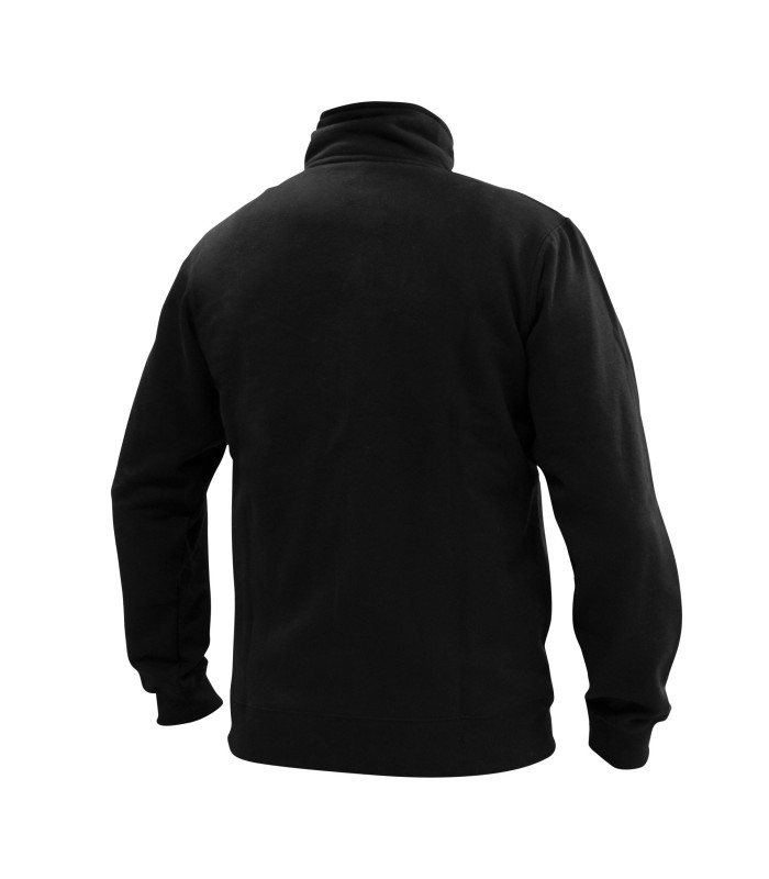 POLERON FULL ZIP UNISEX M/LARGA 65% POLY 35% ALG