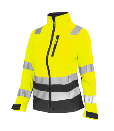 CHAQUETA SOFTSHELL ALTA VISIBILIDAD M/L MUJER