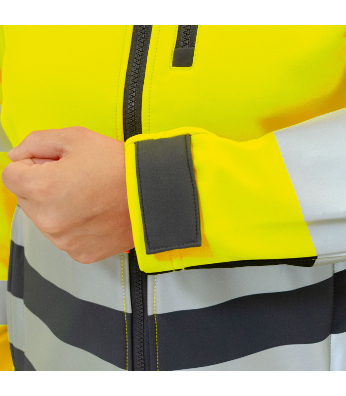 CHAQUETA SOFTSHELL ALTA VISIBILIDAD M/L MUJER