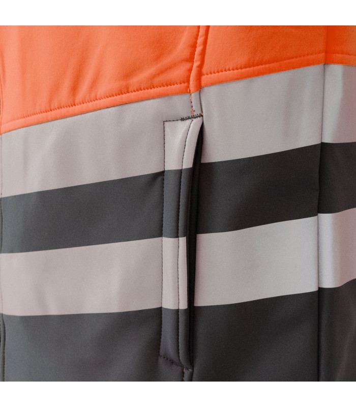 CHAQUETA SOFTSHELL ALTA VISIBILIDAD M/L HOMBRE