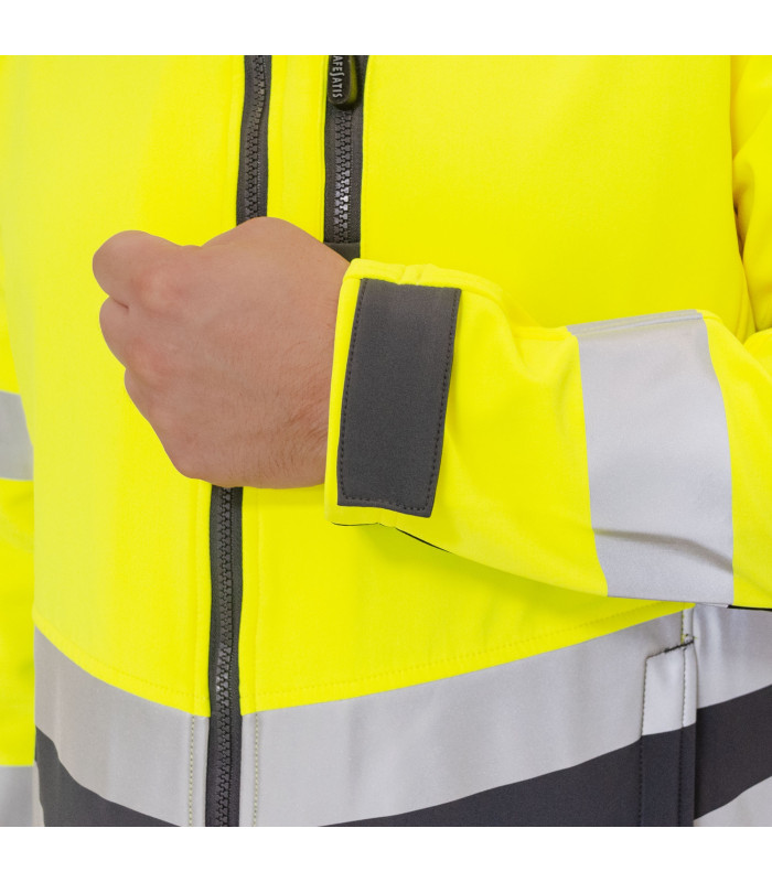 CHAQUETA SOFTSHELL ALTA VISIBILIDAD M/L HOMBRE