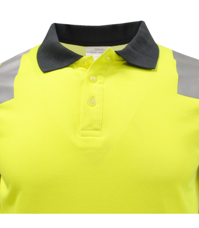 POLERA POLO ALTA VISIBILIDAD BI COLOR M/L HOMBRE