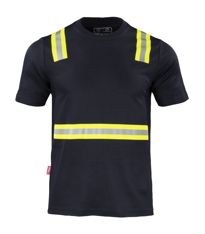 POLERA HIBRIDA DUAL HI VIS HOMBRE M/CORTA