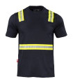 POLERA HIBRIDA DUAL HI VIS HOMBRE M/CORTA