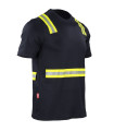 POLERA HIBRIDA DUAL HI VIS HOMBRE M/CORTA