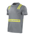 POLERA HIBRIDA DUAL HI VIS HOMBRE M/CORTA