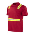 POLERA HIBRIDA DUAL HI VIS HOMBRE M/CORTA