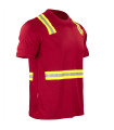 POLERA HIBRIDA DUAL HI VIS HOMBRE M/CORTA