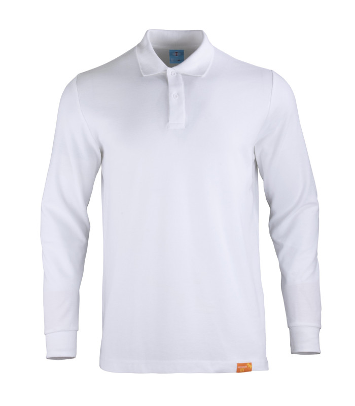 POLERA POLO M/L HOMBRE 80% ALG 20% POLY