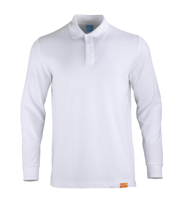 POLERA POLO M/L HOMBRE 80% ALG 20% POLY