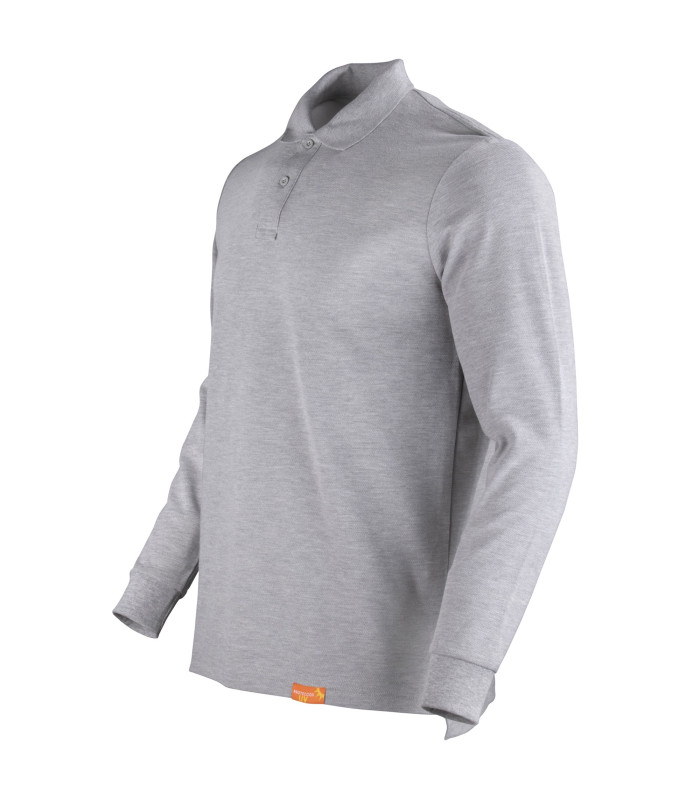 POLERA POLO M/L HOMBRE 80% ALG 20% POLY