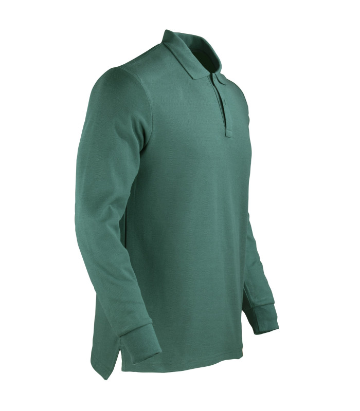 POLERA POLO M/L HOMBRE 80% ALG 20% POLY