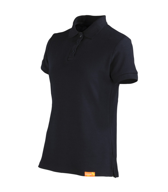 POLERA POLO M/C MUJER 80% ALG 20% POLY