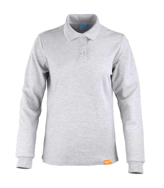 POLERA POLO M/L MUJER 80% ALG 20% POLY