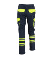 PANTALON CARGO GABARDINA BICOLOR C/CINTA DÍA NOCHE HI-VIS LINE