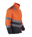 MICROPOLAR HI VIS CLASE 2 BI COLOR M/L HOMBRE