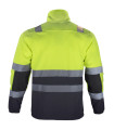 MICROPOLAR HI VIS CLASE 2 BI COLOR M/L HOMBRE