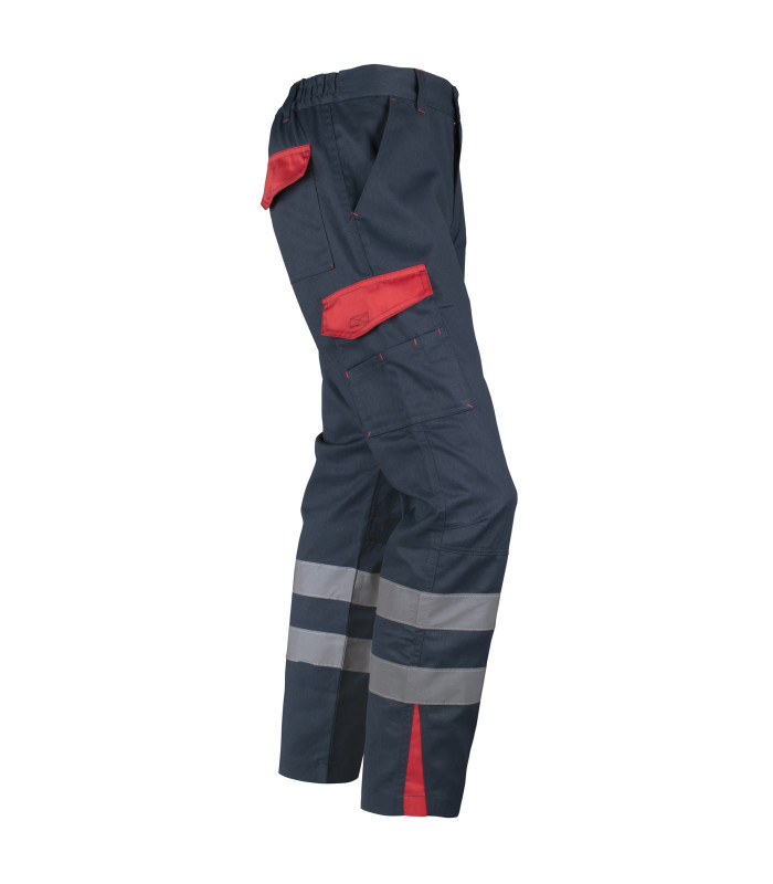 PANTALON CARGO GABARDINA BICOLOR C/CINTA PRACTICAL LINE