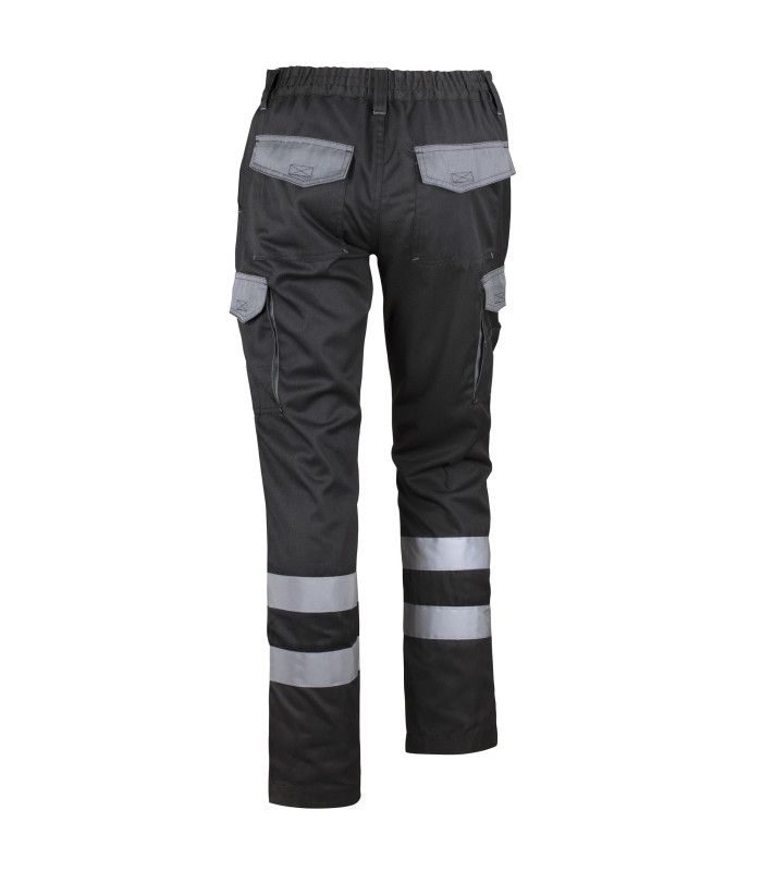 PANTALON CARGO GABARDINA BICOLOR C/CINTA PRACTICAL LINE