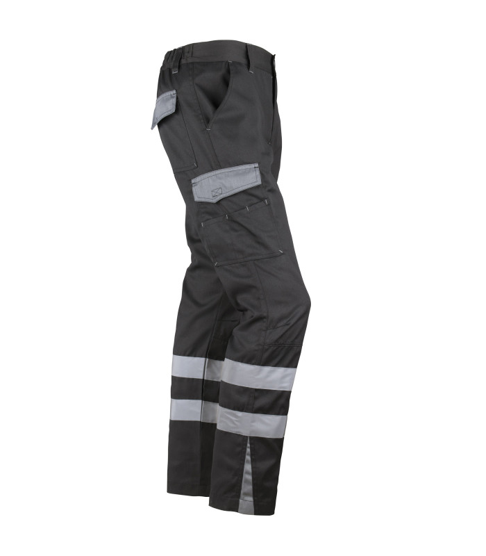 PANTALON CARGO GABARDINA BICOLOR C/CINTA PRACTICAL LINE