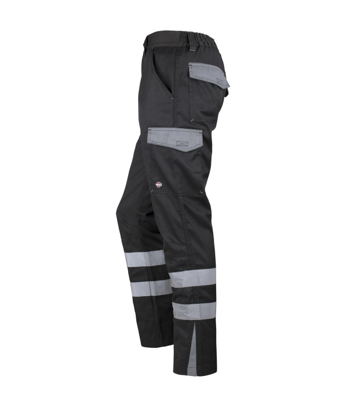 PANTALON CARGO GABARDINA BICOLOR C/CINTA PRACTICAL LINE