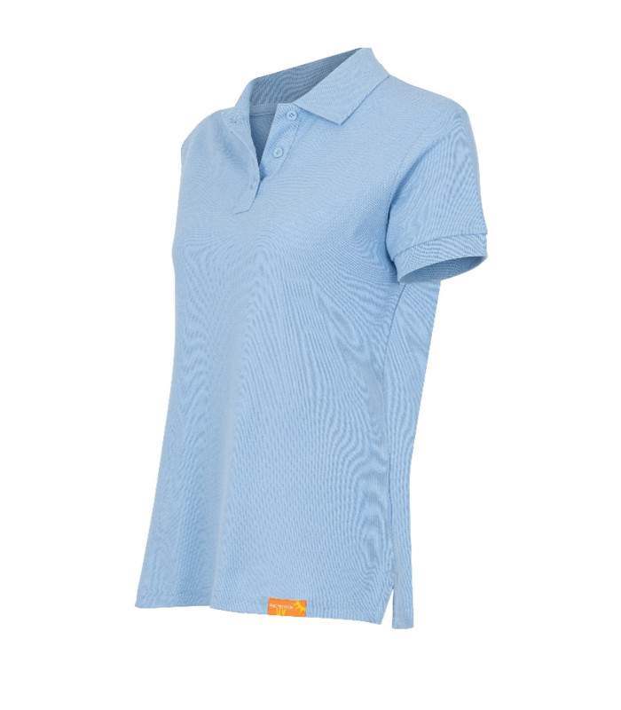 POLERA POLO M/C MUJER 80% ALG 20% POLY