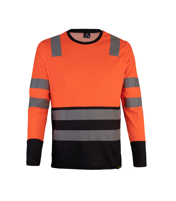 POLERA HIBRIDA HI VIS BI COLOR  M/LARGA