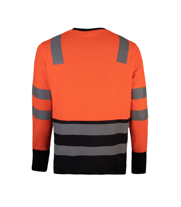 POLERA HIBRIDA HI VIS BI COLOR  M/LARGA