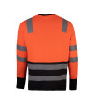 POLERA HIBRIDA HI VIS BI COLOR  M/LARGA