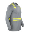 POLERA HIBRIDA DUAL HI VIS HOMBRE M/LARGA