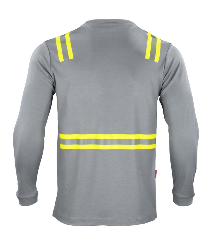 POLERA HIBRIDA DUAL HI VIS HOMBRE M/LARGA
