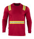 POLERA HIBRIDA DUAL HI VIS HOMBRE M/LARGA