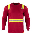 POLERA HIBRIDA DUAL HI VIS HOMBRE M/LARGA