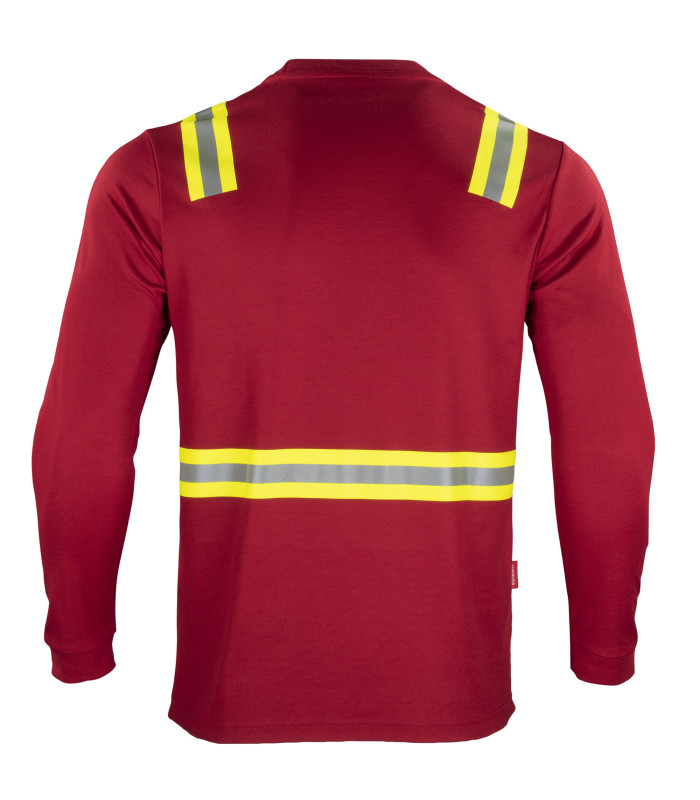 POLERA HIBRIDA DUAL HI VIS HOMBRE M/LARGA