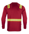 POLERA HIBRIDA DUAL HI VIS HOMBRE M/LARGA