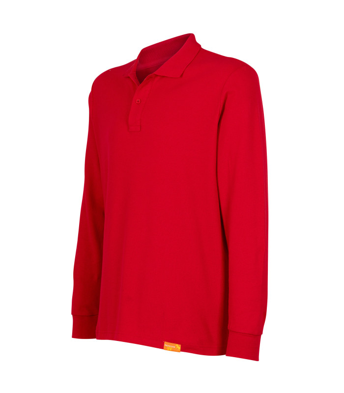 POLERA POLO M/L HOMBRE 80% ALG 20% POLY