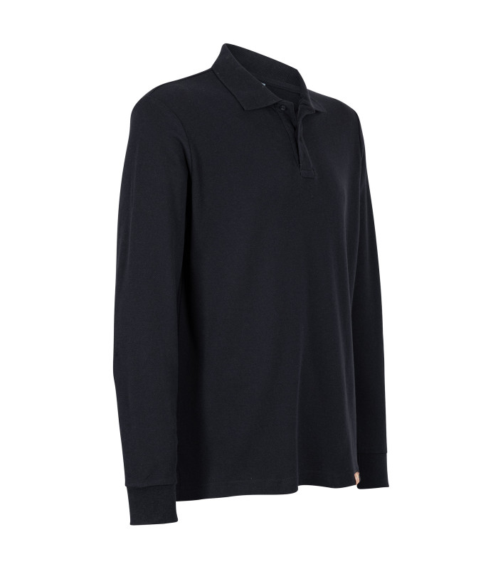 POLERA POLO M/L HOMBRE 80% ALG 20% POLY