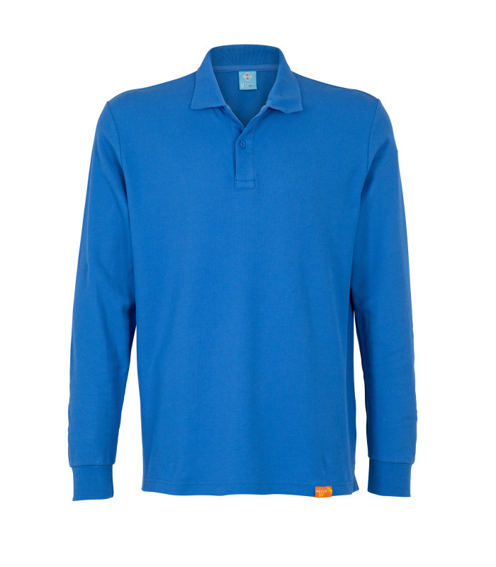 POLERA POLO M/L HOMBRE 80% ALG 20% POLY