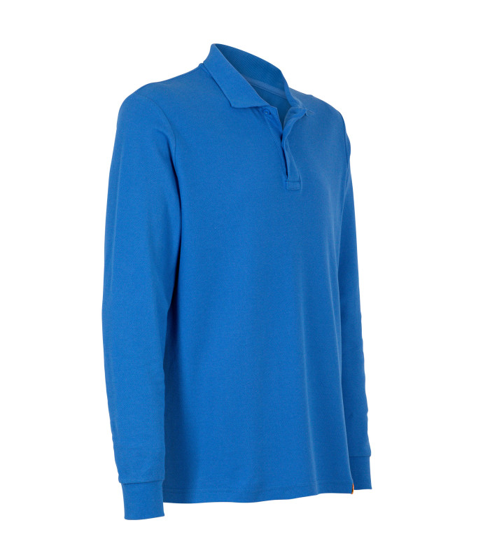 POLERA POLO M/L HOMBRE 80% ALG 20% POLY