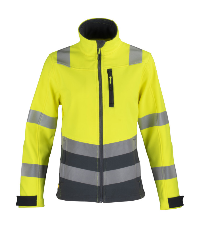 Chaqueta Softshell Alta Visibilidad Mujer Clase 2