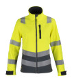 CHAQUETA SOFTSHELL ALTA VISIBILIDAD M/L MUJER