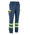 PANTALON CARGO GABARDINA BICOLOR C/CINTA DÍA NOCHE HI-VIS LINE