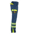 PANTALON CARGO GABARDINA BICOLOR C/CINTA DÍA NOCHE HI-VIS LINE