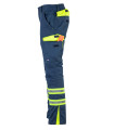 PANTALON CARGO GABARDINA BICOLOR C/CINTA DÍA NOCHE HI-VIS LINE