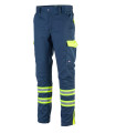 PANTALON CARGO GABARDINA BICOLOR C/CINTA DÍA NOCHE HI-VIS LINE