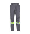 PANTALON GABARDINA DUAL HI VIS CON CINTA DIA Y NOCHE